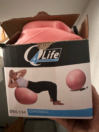 Balón de Gimnasia 65 cm Rosa