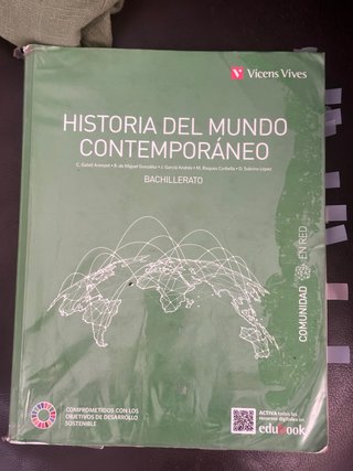 Historia del mundo contemporáneo 1 Bachillerato