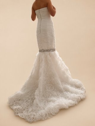 Vestido de Novia Sirena con Sobrefalda