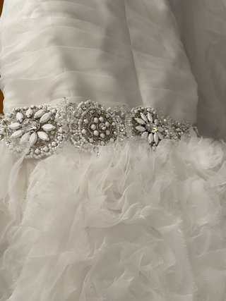 Vestido de Novia Sirena con Sobrefalda