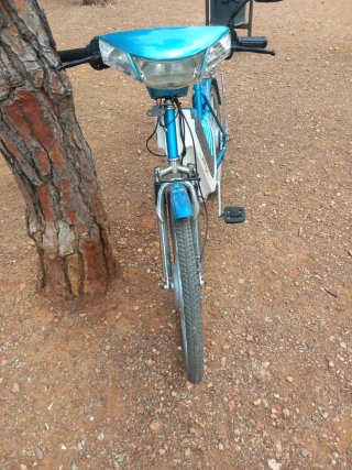 Bicicleta Eléctrica Azul