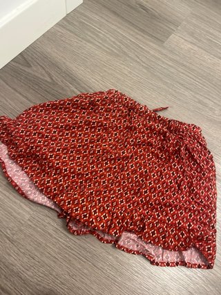 Falda Zara Estampada Nueva