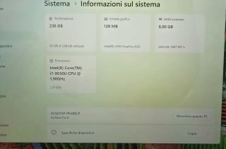 Microsoft Surface Pro 6 i7-8650U 8/256GB Touch