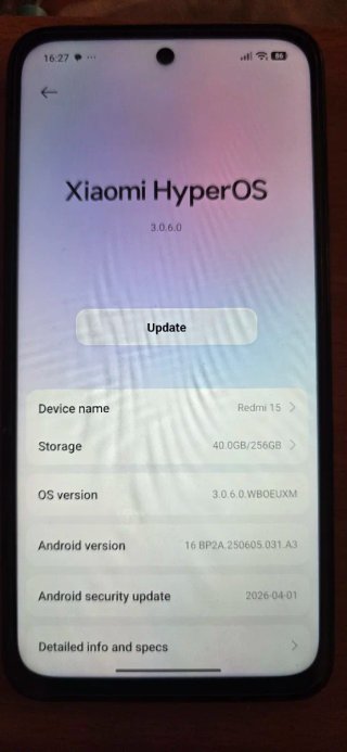 smartphone redmi 15
