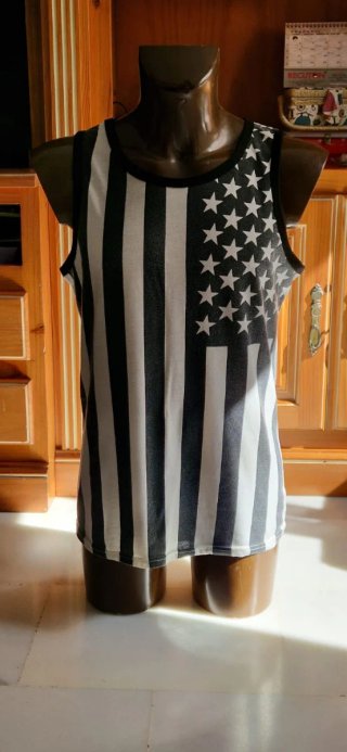 Camiseta sin mangas USA Talla S