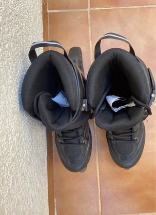 Patines en línea Oxelo 4 ruedas negros, Talla 37