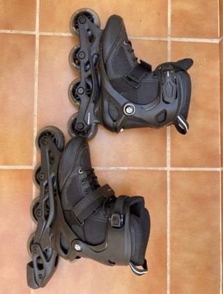 Patines en línea Oxelo 4 ruedas negros, Talla 37
