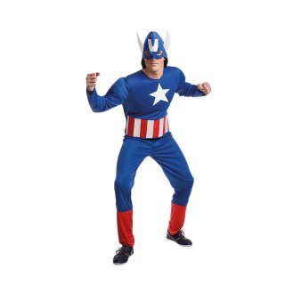Disfraz Capitán Américano Adulto Talla Única M/L