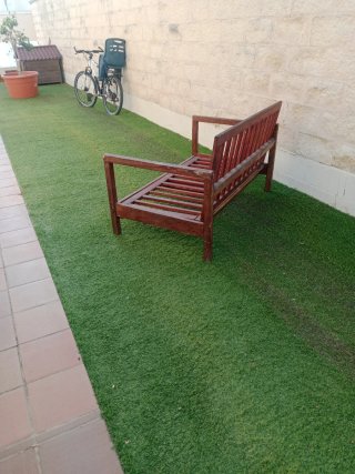 Estructura sofá madera 130x78x78cm