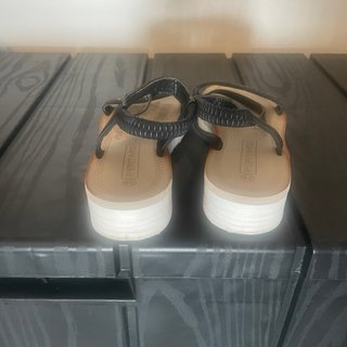 Sandali donna n.39 beige e nero