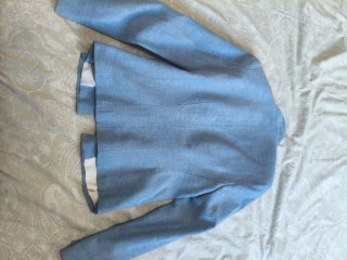 Chaqueta Zara azul mujer