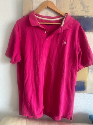 Polo Cortefiel Fucsia Talla XXL