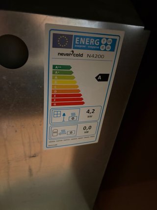 Estufa de gas negra