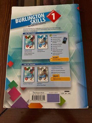 Libro Inglés 1º Bachillerato Burlington Skills