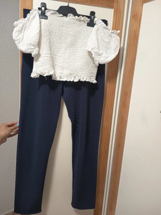 Conjunto Zíngara Pantalón y Blusa