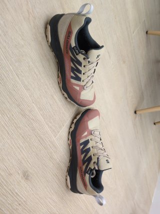 Zapatillas Salomon Senderismo Mujer Rosa Beige