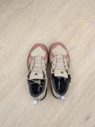 Zapatillas Salomon Senderismo Mujer Rosa Beige