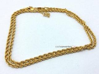 cadena oro 18k 25cm