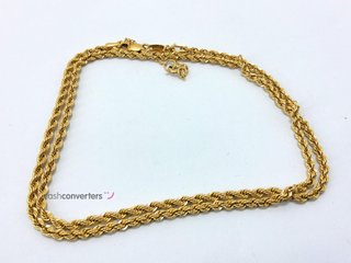 cadena oro 18k 25cm