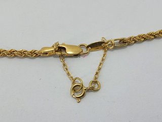 cadena oro 18k 25cm