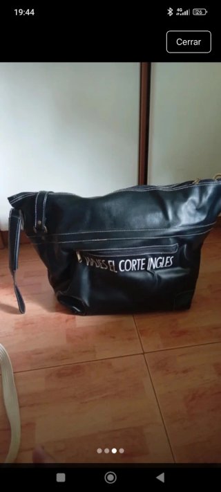 Bolso bandolera negro El Corte Inglés