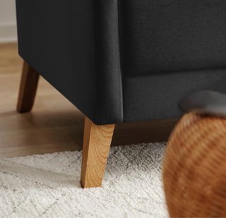 Sofá 2 plazas Linanas Ikea Negro