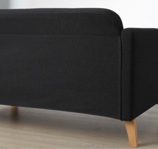 Sofá 2 plazas Linanas Ikea Negro