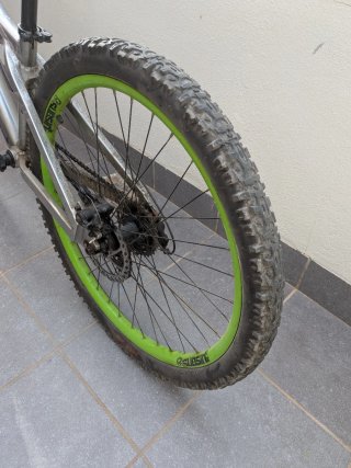 Bici dirt jump Subsin 26" - horquilla Suntour Duro