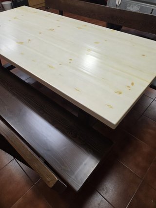 Mesa merendero / bodega + bancos | Madera