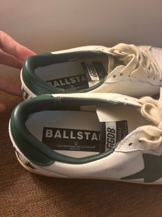 Golden Goose Ballstar Verde Blanco