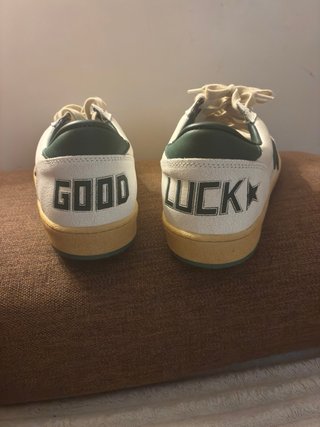 Golden Goose Ballstar Verde Blanco