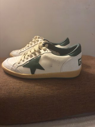 Golden Goose Ballstar Verde Blanco
