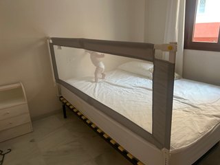Barrera Cama 180cm Gris