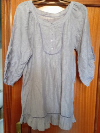 Blusa gris talla L