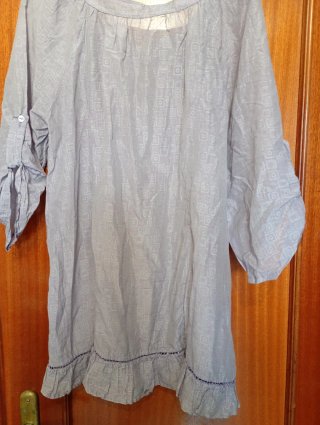 Blusa gris talla L