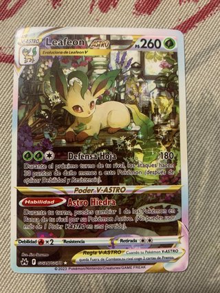 Carta Pokémon Leafeon V-ASTRO GG35/GG70