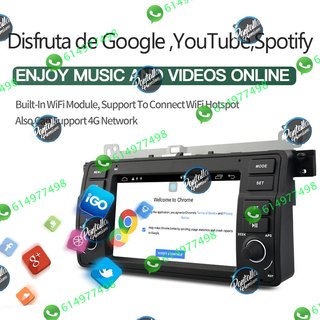 Radio Pantalla CARPLAY para BMW E46 M3 318/320