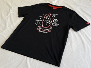 Camiseta Biker Wave negra talla L nueva