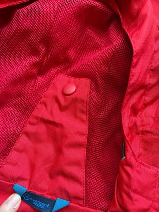 Cortavientos chubasquero rojo Talla S