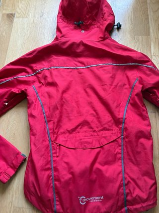 Cortavientos chubasquero rojo Talla S