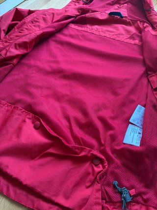 Cortavientos chubasquero rojo Talla S