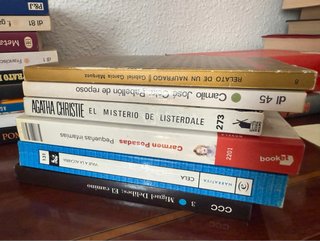 Varios libros de bolsillo