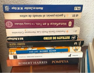 Varios libros de bolsillo