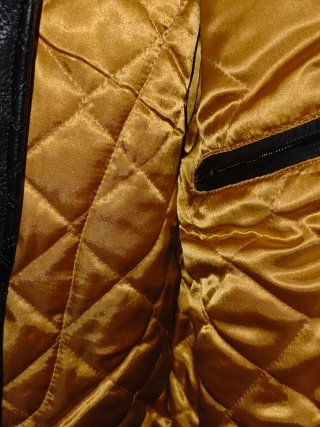 Goldtop Giacca Biker Pelle Nera Taglia 44