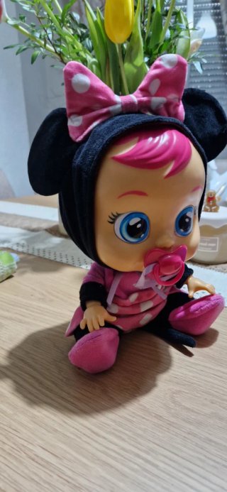 Muñeca Bebé Llorona Minnie Mouse