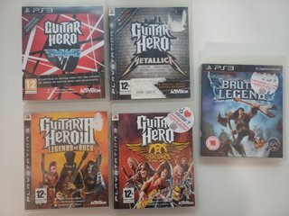 PS3 Juegos Guitar Hero + Brutal Legend
