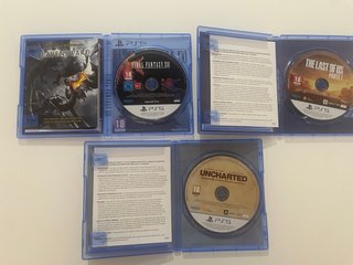 Lote 3 Juegos PS5: Uncharted, FF XVI, TLOU