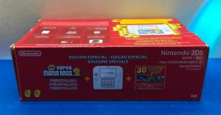 SOLO CAJA CONSOLA 2DS NEW SUPER MARIO BROS 2