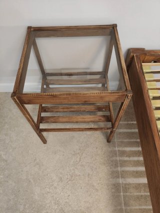 Cama 160x200 con cabecero y mesitas