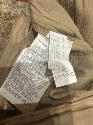 Bermudas Bershka Talla 34 Beige